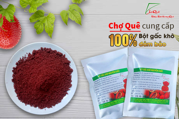 bột gấc khô